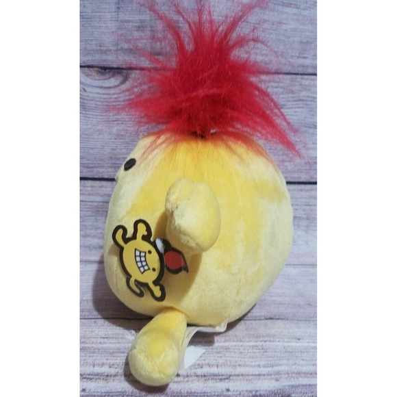Nintendo FlingSmash Fling Smash Plush Stuffed Animal 7" Yellow Smile New - Picture 2 of 4